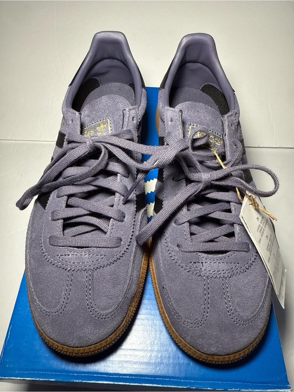 Adidas Handball Spezial - Size 7 Y (fits Wmn’s 8 - Violet JP8020 - NWT - Picture 5 of 7